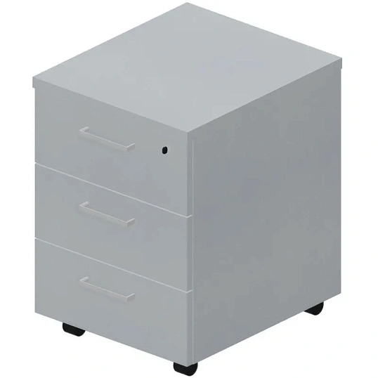 Тумба мобильная INS 3 ящ.+замок Титан UQNP3BTI 43х50х60см