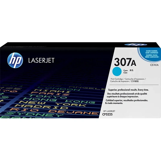 Картридж лазерный HP 307A CE741A гол. для CLJ CP5225