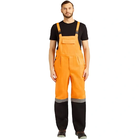 Костюм летний муж. лд01-КПК оранж./черн. (р.60-62) 182-188