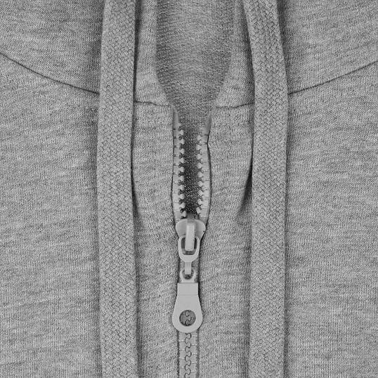 Толстовка на молнии с капюшоном Siverga 2.0,серый меланж, S