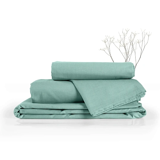 Постельное белье 2сп меланж (нав. 70х70 2 шт.), Emerald 775859