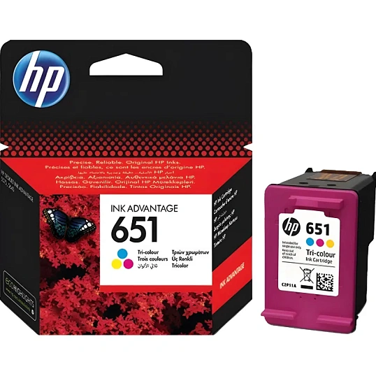Картридж струйный HP 651 C2P11AE CMY цв. для DJ 5575