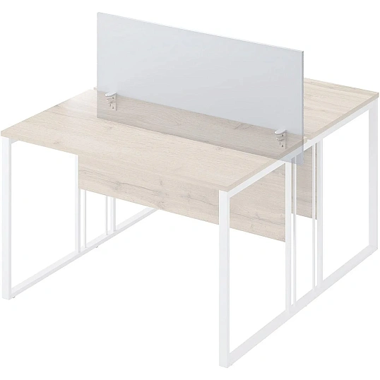 Экран к столам Комус Мебель К-Loft 241P001 1112х16х500 белый