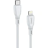Кабель PERO DC11 PD Type-C to Lightning, 27W, 2m, White