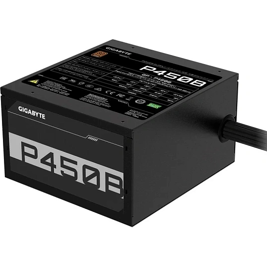 Блок питания Gigabyte ATX 450W GP-P450B 80+(20+4pin)APFC 120/fan 6xSATA RTL