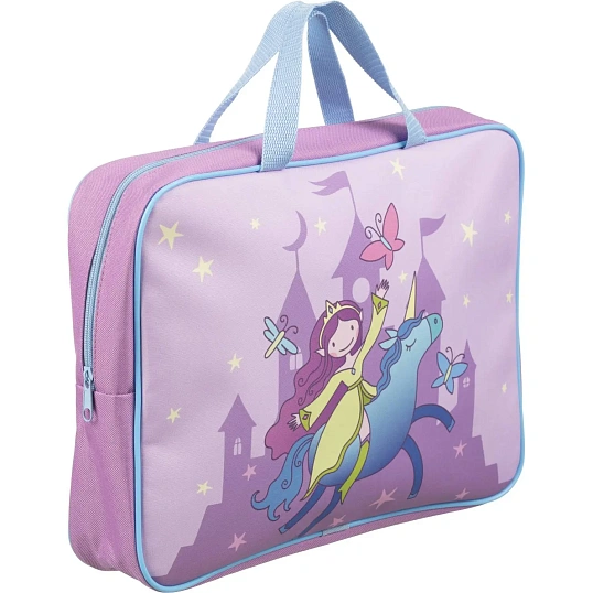 Папка для тетрадей КОМУС Класс Elf girl  , А4 на мол,ткань,75мм,ПМД-4-20