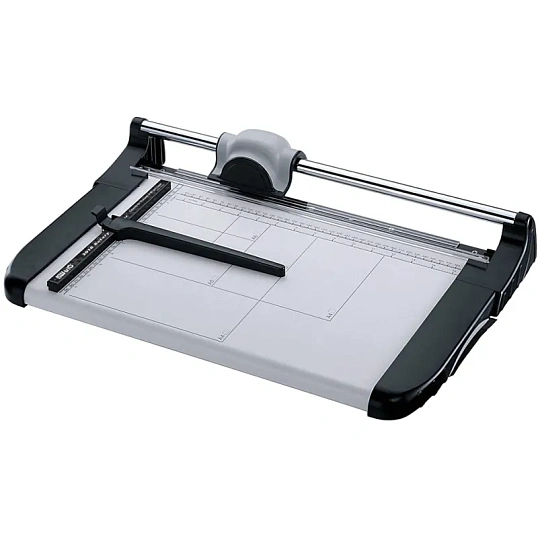 Резак для бумаги Kw-Trio 3018 A4,15л.,360мм,автоприжим, дисковый