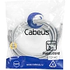 Патч-корд Cabeus PC-UTP-RJ45-CAT.5E-3M серый