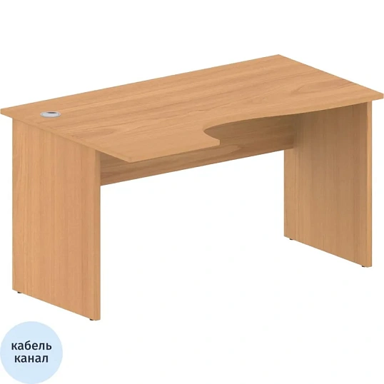 Стол Easy One левый (870,871) груша ароза Ш1400 Г900