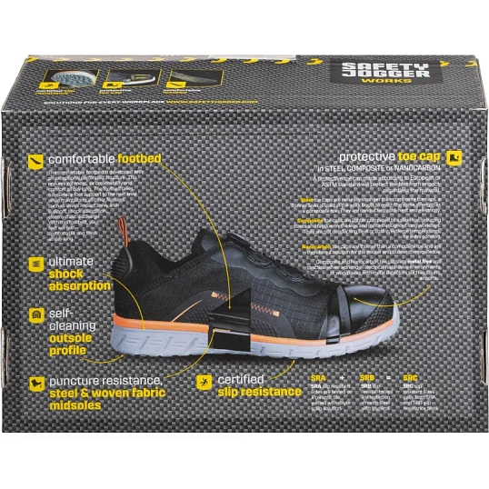 Полуботинки Safety Jogger MODULO S3S LOW TLS BLK р.39