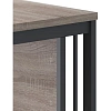 Стол Комус Мебель К-Loft 241S014 1180х670х752 дуб сонома темн/черный