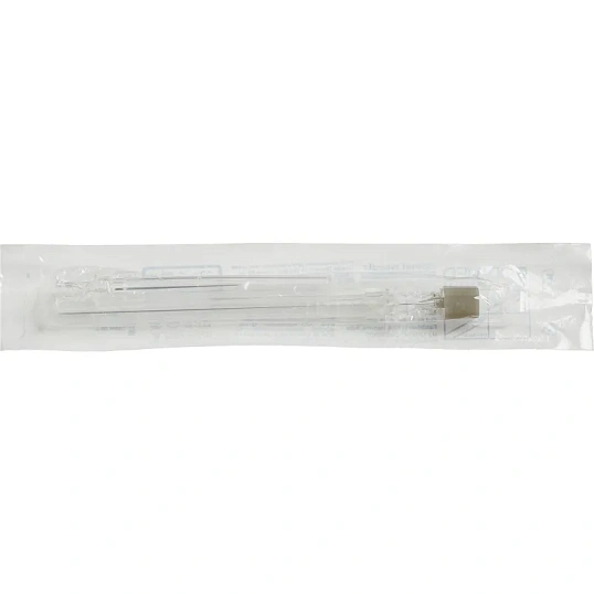 Игла спинальная Quincke 27G(0,40х89мм)с напр.22G(0,71х38мм)Polymed,50шт/уп