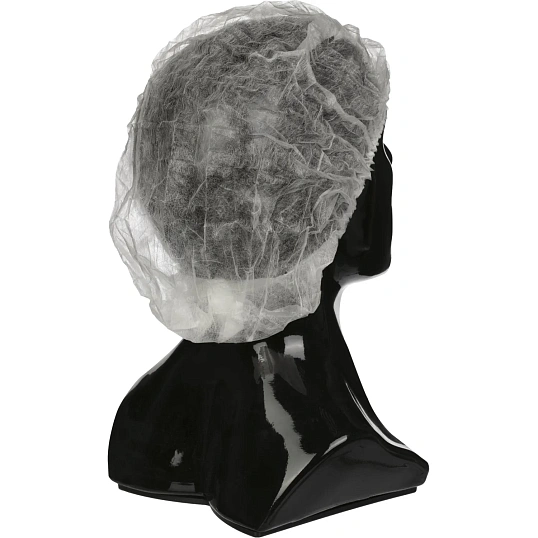 Шапочка -клип одноразовая Шарлотта белая (100 шт/уп)