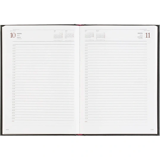 Ежедневник датированный 2026 А5+ IDEAL NEW черный 3-344/03