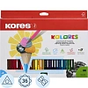 Карандаши цветные 36цв 3-гран,точилка Kores 93336.01