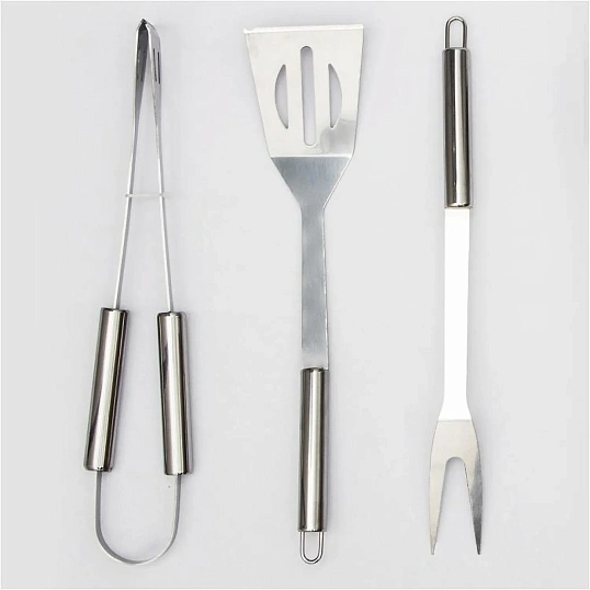 Набор для барбекю в чехле 3 предмета Эврика, 30300