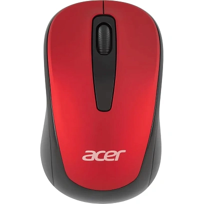 Мышь компьютерная Acer OMR136 красный  (1000dpi/WLS/USB/3кн (ZL.MCEEE.01J)