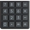 Калькулятор карманный Deli EM130, 12-р,дв.пит.,70.2x8.5x112.2 мм,темн-сер