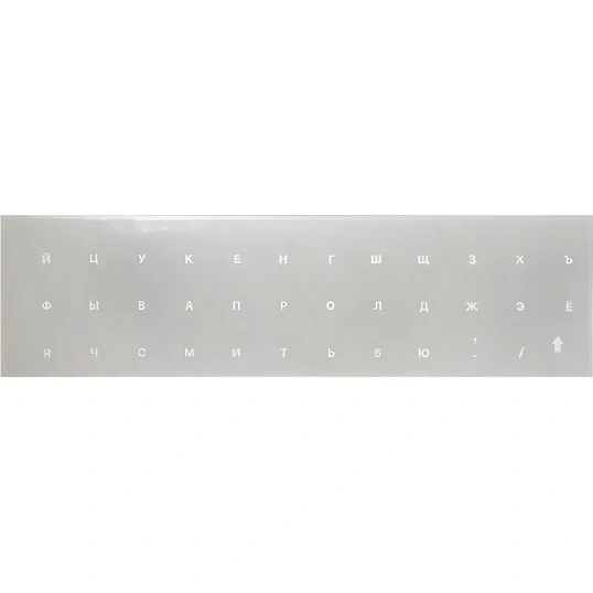 Этикетки на клав. Red Line для ноутбуков, рус, прозрачный (УТ000032905)