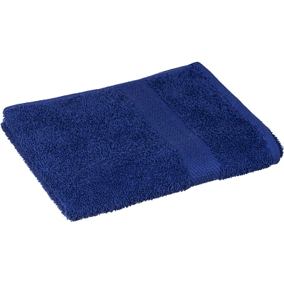 Набор полотенец махровых бордюр 440 г/м2, 40х70 темно синий, 10шт