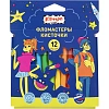 Фломастеры Комус Класс Максики кисточки, 12 цв. наб., карт. Упак