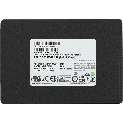 Жесткий диск SAMSUNG 960Gb PM897 2.5 SATA-III(MZ7L3960HBLT-00A07)