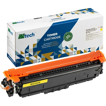 Картридж лазерный Retech W2302X жел. для HP CLJ Pro 4203/MFP 4303