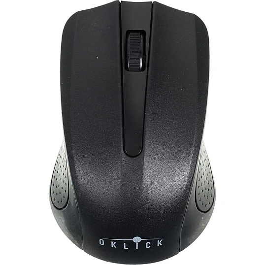 Мышь компьютерная Oklick 485MW черный оптич WLS USB/1600dpi/3but