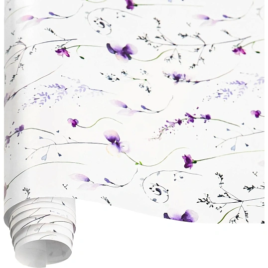 Бумага упаковочная Цветочное настроение(70x100см,10 л)Соб разрабУБ-6808