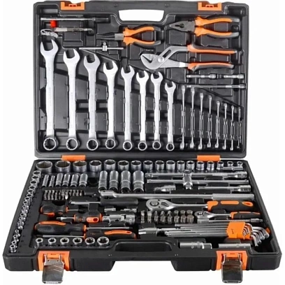 Набор инструментов , 1/2, 1/4, CrV, в кейсе 151 предм Вихрь, 73/6/7/9