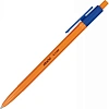 Ручка шариковая автомат. Attache Economy оранж.корп.,синий