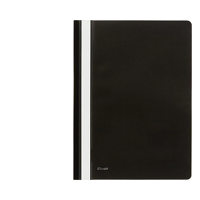 Скоросшиватель  пластиковый Комус А4 черный 1810