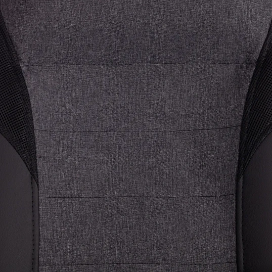 Кресло UT_Easy Chair Impreza, к/з, тк, сетка, чер/сер/мет,36-6/F68/36/TW-11