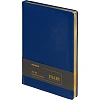 Ежедневник недатированный Attache А4 160л иск.кожа голубой(золотистый срез)