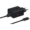 Зарядное устройство сетевое Samsung EP-T5020 50W Duo Type-C Black + cable