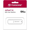 Флеш-память Transcend JetFlash 730, 64Gb, USB 3.1 G1, бел, (TS64GJF730)