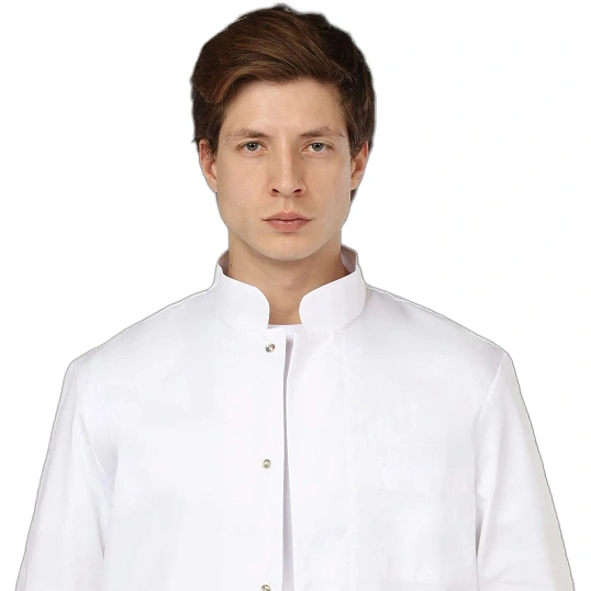 Халат муж у17 ХАССП (сатори) бел 96-100/170-176