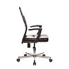 Кресло VB_EChair-225 DSL PTW к/з черный, сетка черная, хром