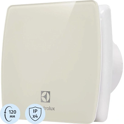 Вентилятор вытяжной Electrolux Glass EAFG-120 beige