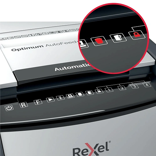 Шредер (уничтожитель) Rexel Optimum AutoFeed+ 225X 4ур.секр.,225лист,60л