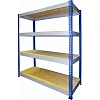 Стеллаж металлический MZ_МКФ15614-2.0   груз. 4 полки 1525х610х2000