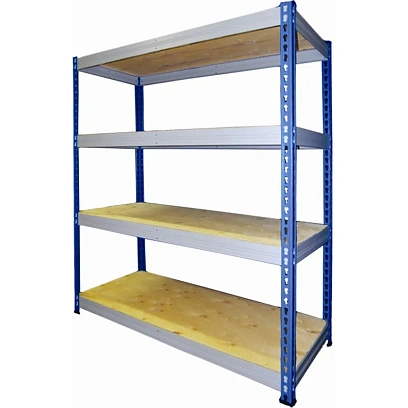 Стеллаж металлический MZ_МКФ15614-2.0   груз. 4 полки 1525х610х2000