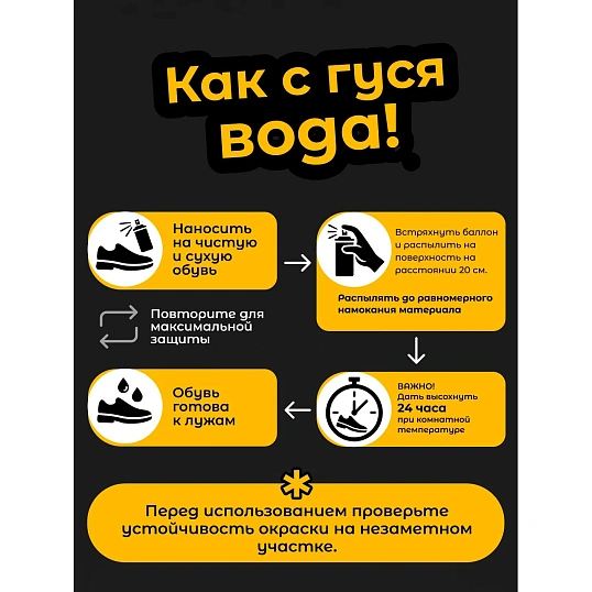 Пропитка водоотталкивающая (спрей) Dr. Gus Shield (150 мл), 9061