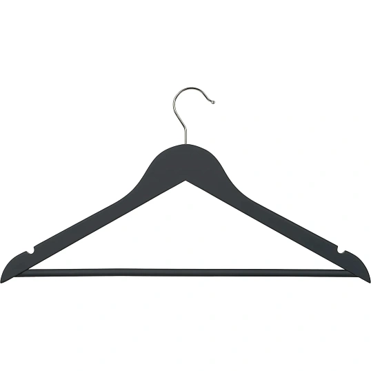 Вешалка-плечики WW_Комус Мебель WH018 дер.пер.п.рез.анис/сер.р.52-54 3шт/уп