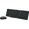 Набор клавиатура+мышь RAPOO проводной X1800S, цвет - черный