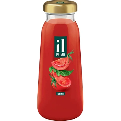 Сок IL Primo томатный с солью с мякотью  0,2л