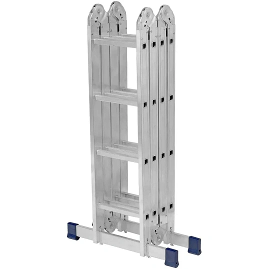 Лестница шарнирная алюминиевая 4х4 Сибртех (97882)