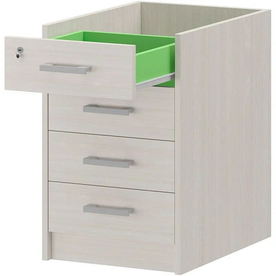 Тумба PT Арго АТ2-07 Каркас тумбы приставной ясень шимо