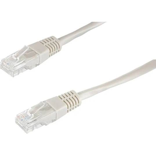 Патч-корд BigTech OPCC001 UTP CCA кат.5e/0.5м/литой/многожильн(серый)