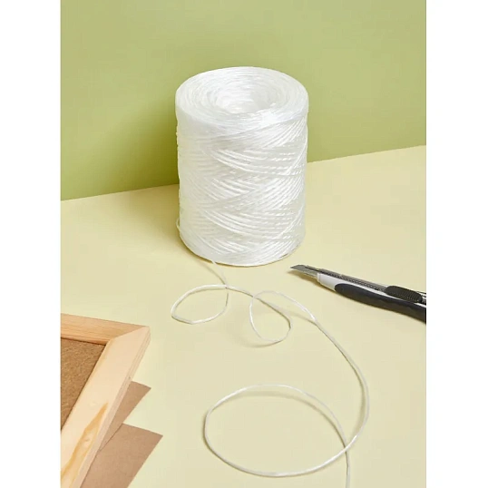 Шпагат п/п 1,0 ктекс крученый в боб, 0,5 кг 500 п/м (0,5 кг/боб.